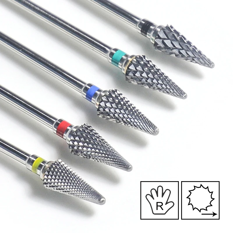 Ausverkauf! Nagelbohrer-Bits aus Hartmetall, großer Kegel, elektrischer Fräser, Gel-Poliermittel-Entferner, Schleifwerkzeuge, DIY-Zubehör und -Zubehör. – Detail 4