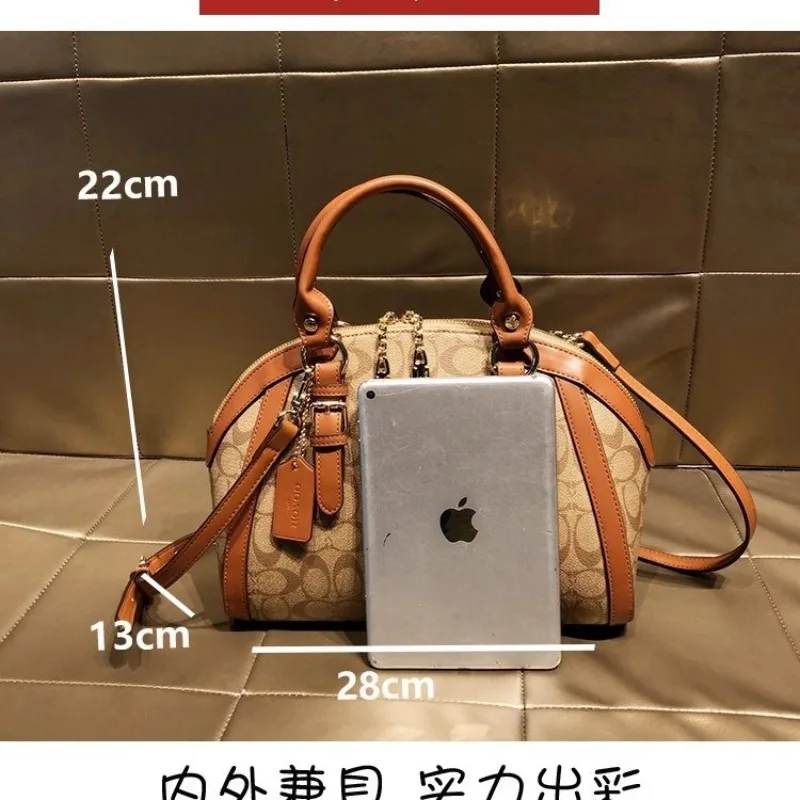 Women's 2025 New Luxury Retro Clutch Tote - Stylish Commuter Crossbody Shoulder Bag, Elegant Shell-Shaped Handbag for Women