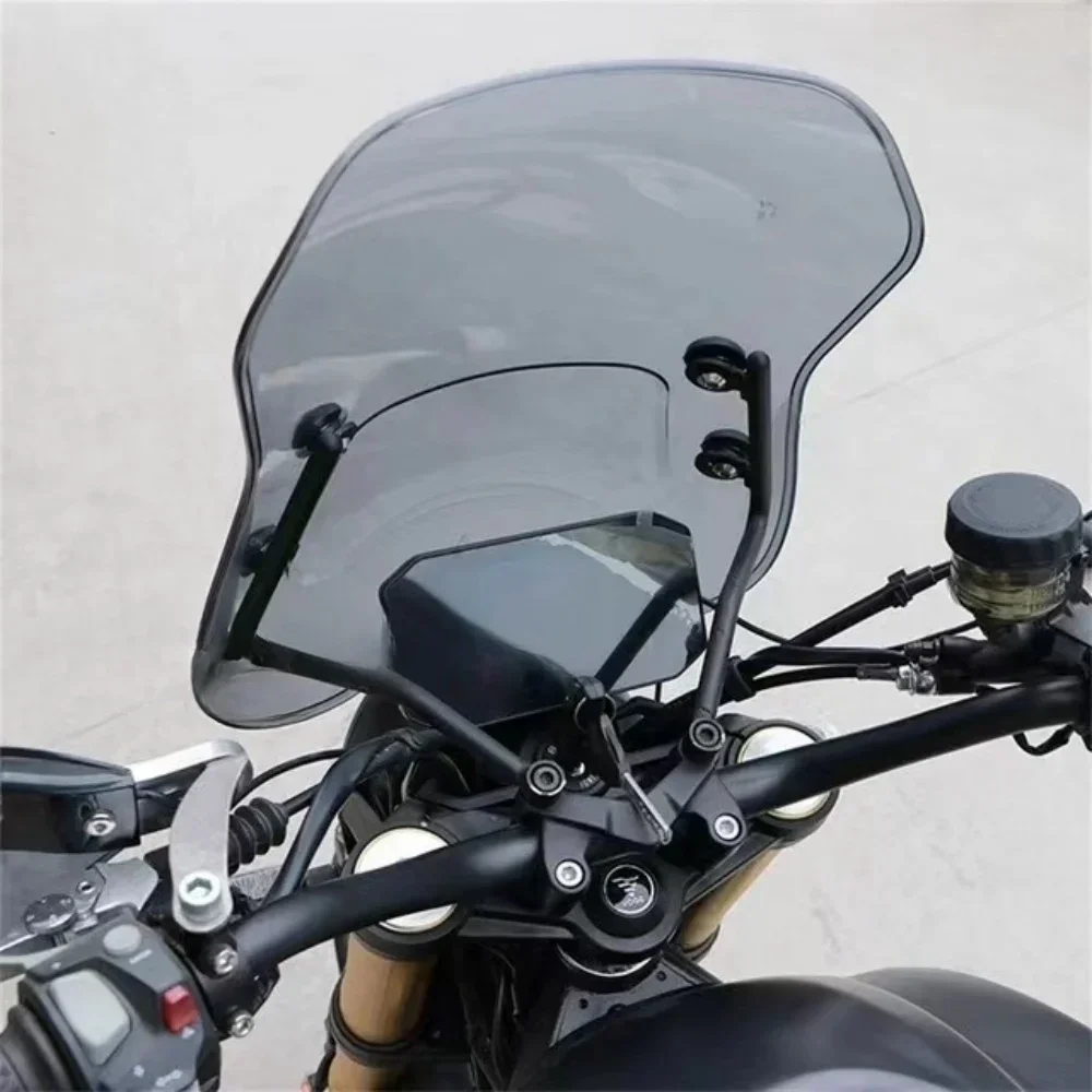 Loncin Vog 500AC フロントガラスレトロ車のフロントガラスサンバイザー 500AC ウインドディフレクター Vog 500AC