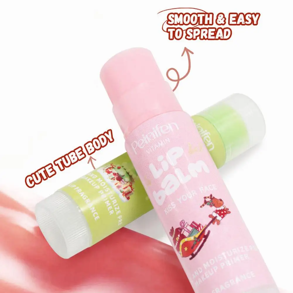 

6 Fruit Flavor Color Changing Tinted Lip Balm Anti-dryness Moisturizing Long Lasting Lipsticks Lip Balm