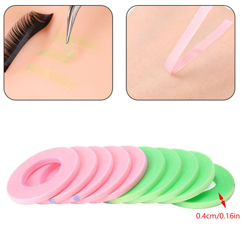 Cinta de extensión de pestañas de 4mm, herramientas de maquillaje de ojos, cinta de extensión de pestañas de microporos, suministros profesionales, accesorios, 1/10 rollos