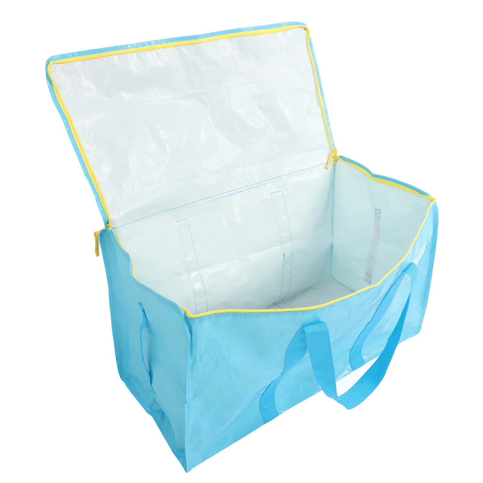 

Hay Storage Bag Large Capacity Sturdy PE Woven Garden Bags Goats Rabbits Dry Trailer Grocery Carrier Feeding Supplies