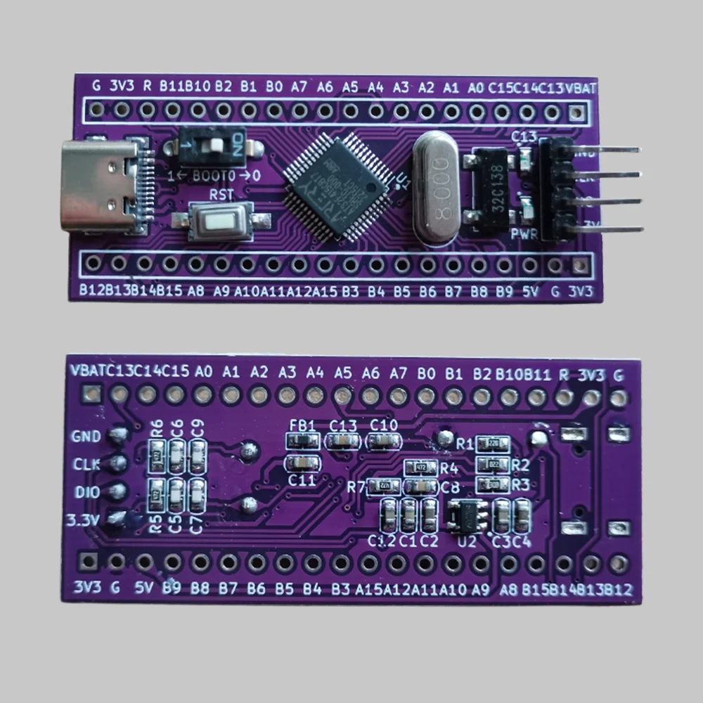 

AT32F415CBT7 Core Board Replacement with STM32 Yateli F072 Minimum System