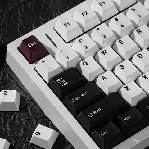 GMK Deep Well Keycaps Dye Sub German Korean Spanish Abnt2 Arabic French Russian ISO ANSI by 143 Keys For Mechanical Keyboard
