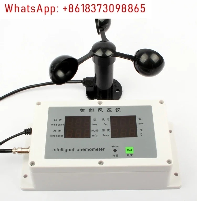 

Tower crane special anemometer construction site meteorological wind level temperature ship split type