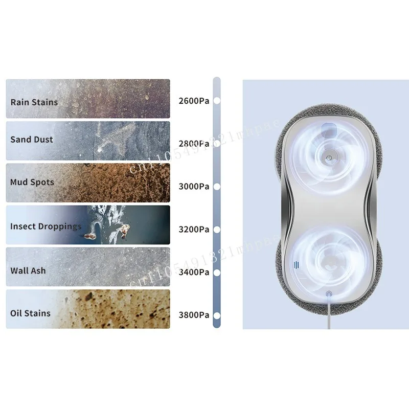 جديد ذكي رذاذ الماء منظف النوافذ الكهربائية APP + التحكم عن بعد التلقائي نافذة زجاجية روبوت تنظيف المنزل