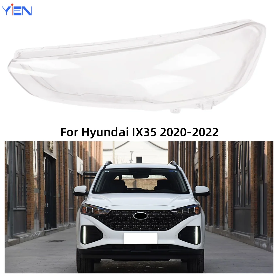 

For Hyundai IX35 2020 2021 2022 Accessories Transparent Housing Headlamp Lens Cover Shell Headlights Lamp Lens
