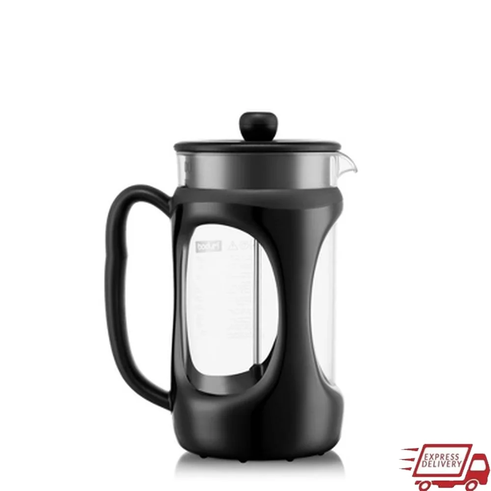 

34oz Outdoor French Press Coffee Maker Manual Plunger Dishwasher Safe Shatter Resistant Cool Touch Handle 8 Cup Capacity Travel