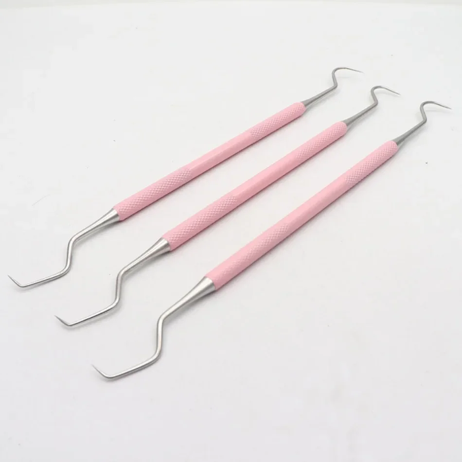 1pcs Dental Mirror Stainless Steel Dentist Prepared Tool Dental Probe Scaler Tartar Remover Teeth Whitening Oral Cleaning Tools