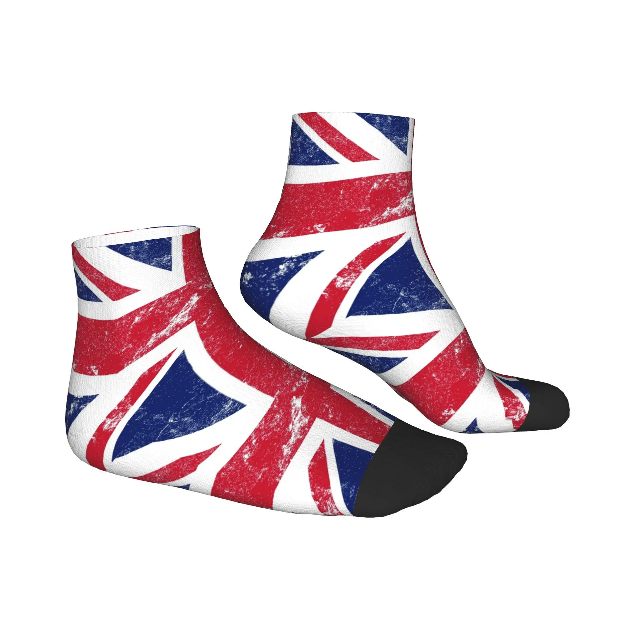 Calzini con bandiera Union Jack in difficoltà per tutte le stagioni Calzini super morbidi Harajuku Calze alla moda per uomo Donna Regali di Natale