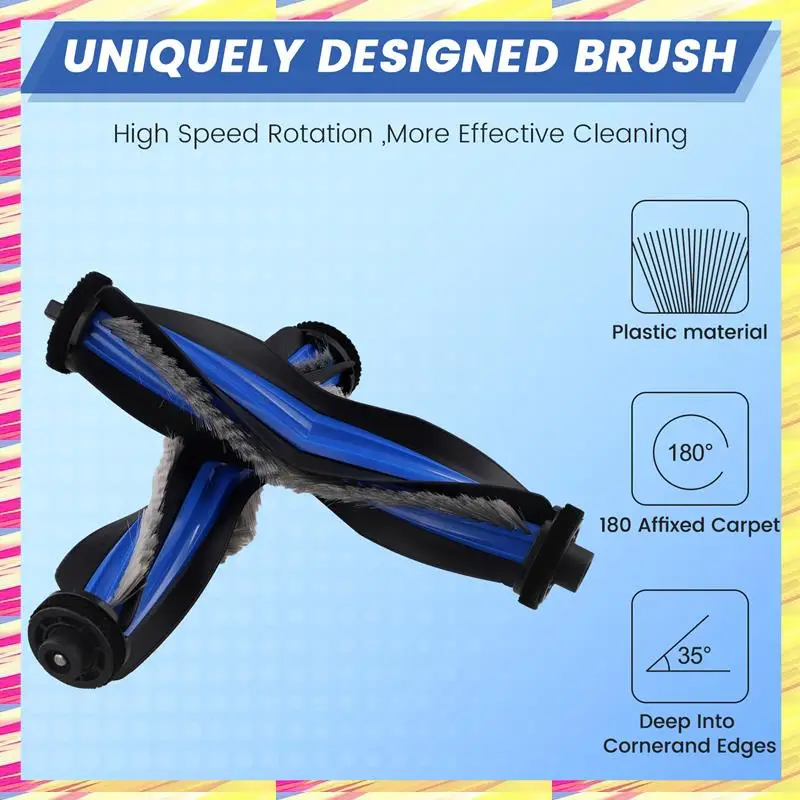 

ABJJ For ECOVACS DEEBOT T50 PRO Vacuum Cleaner Main Roller Brush Replacement Spare Parts Accessories