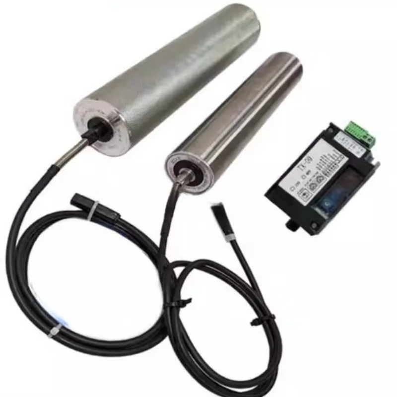 Stainless steel drum motor IP69K, electrically movable pulley for food processing conveyors