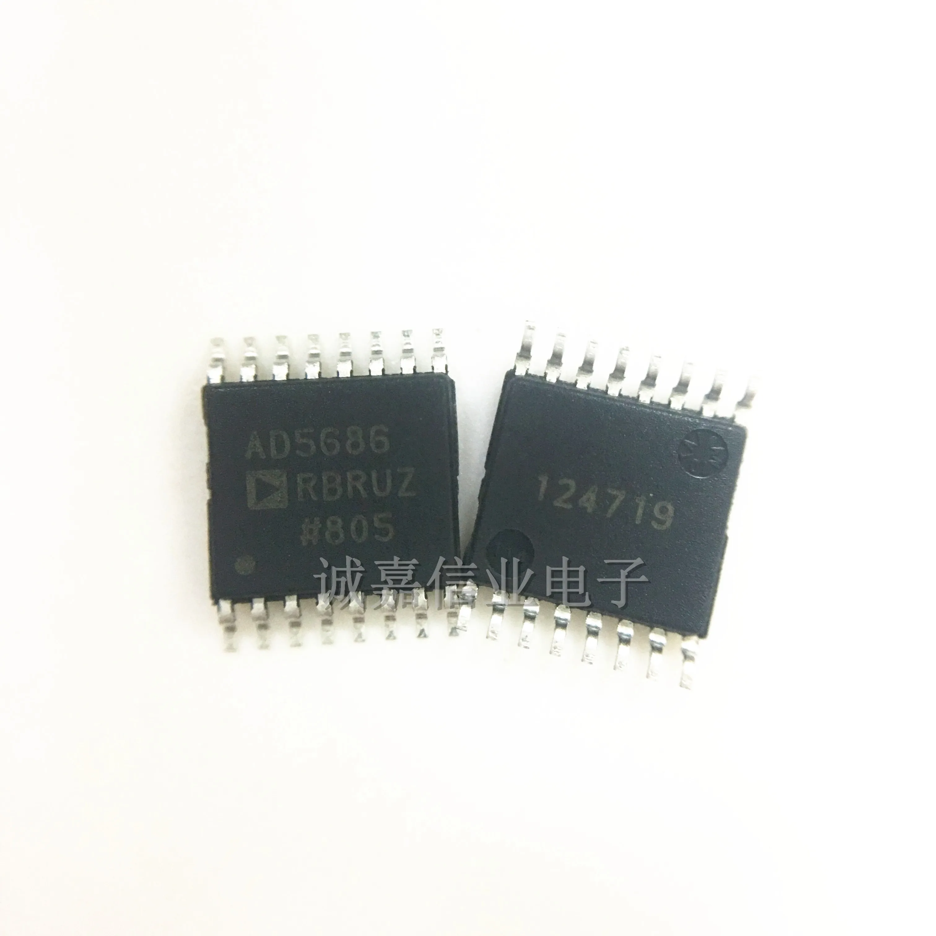 5pcs/Lot AD5686RBRUZ-RL7 TSSOP-16 AD5686RBRUZ Digital To Analog Converters - DAC 16-Bit 4-Ch SPI NanoDAC+With On-Chip Ref