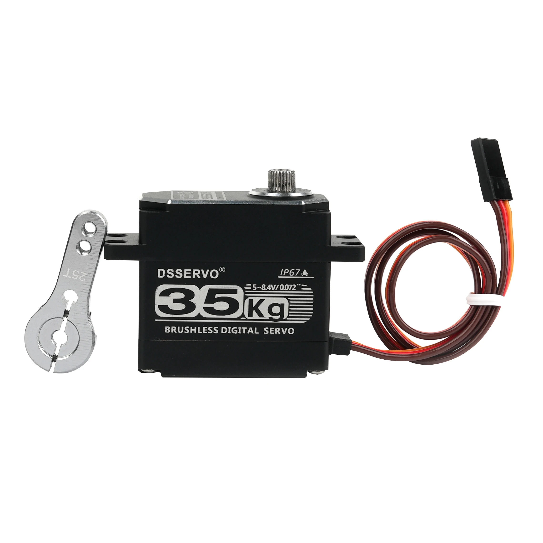 BLS3335 Digital Servo มอเตอร์ไร้แปรง 35KG แรงบิดสูงเกียร์เหล็ก 180/ 270 องศากันน้ําสําหรับรุ่น RC รถหุ่นยนต์