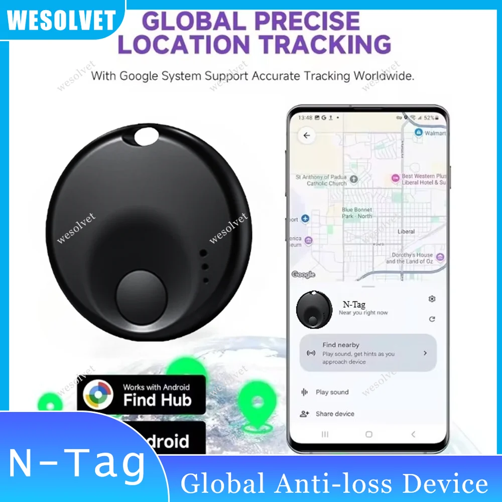 Mini Smart Tracker Bluetooth Tag Child Finder Anziani Bambini Pet Car Lost Tracker per il sistema Google Android Trova l'APP Hub