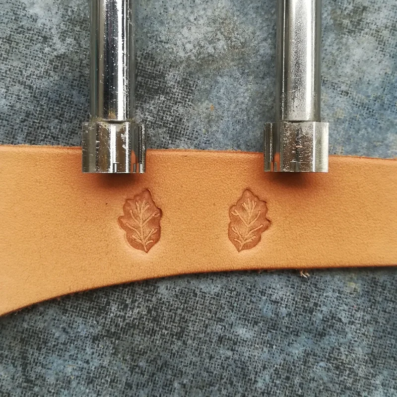 

Premium Steel Embossing Stamp for Leather Craft,leaf Pattern，leaf design 3D Leather Stamping Tool