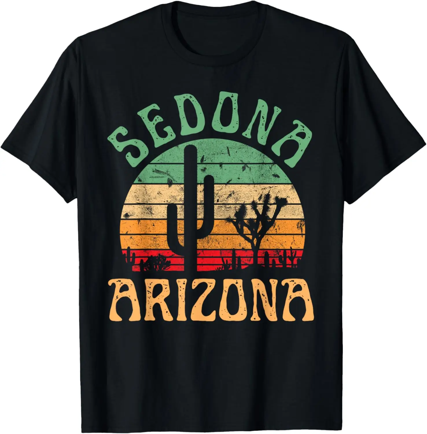 Sedona Arizona Nature Hiking Outdoors Retro Vintage T-Shirt