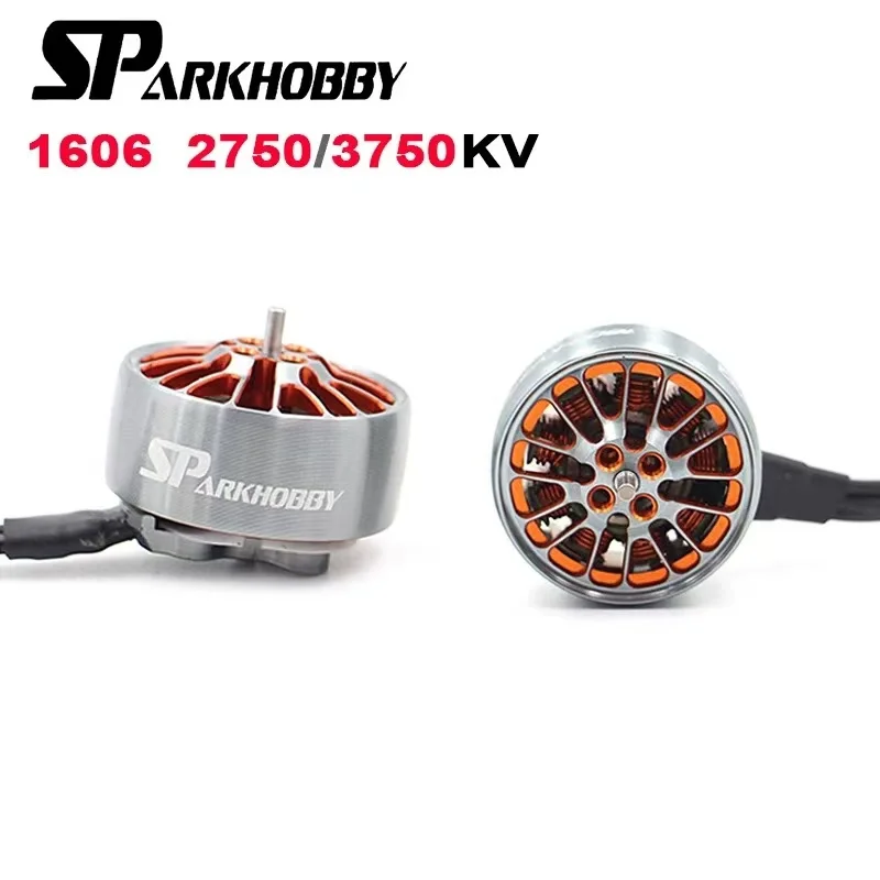 SPARKHOBBY 1606 2750KV 3750KV PRO FPV Brushless Motor 3~6S Lipo 1.5mm Shaft Diameter For RC 3~4inch Propeller Quadcopter Drones