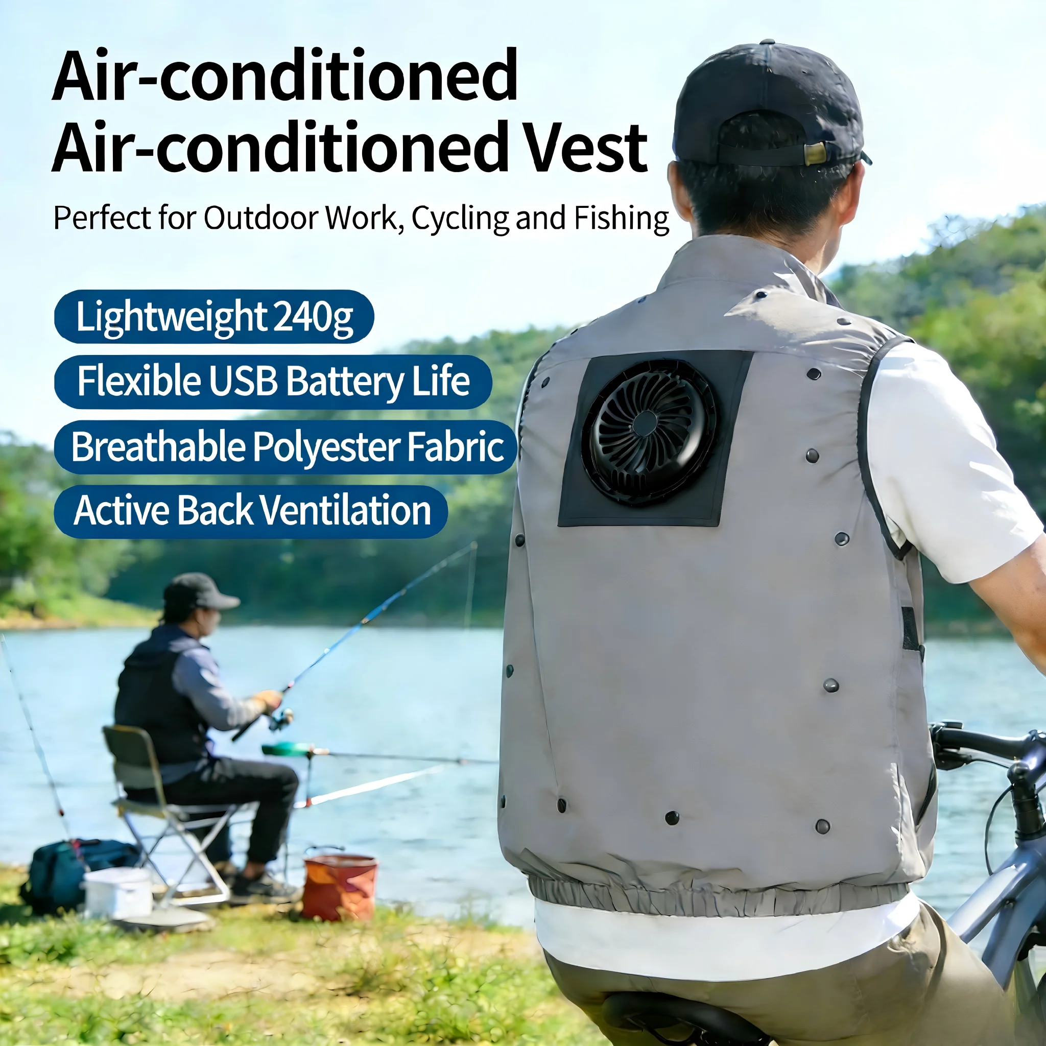 Ventilateur de refroidissement intelligent Tengxin Cloud alimenté par USB avec contrôle de la tempér