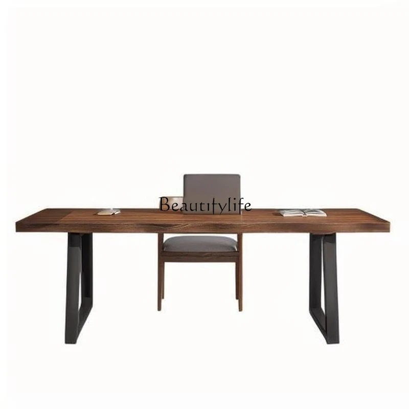 

Cheap Wide Home Computer Table Study Large Modern Writing Gaming Computer Desks Office Executive Mesas De Computador Furniture