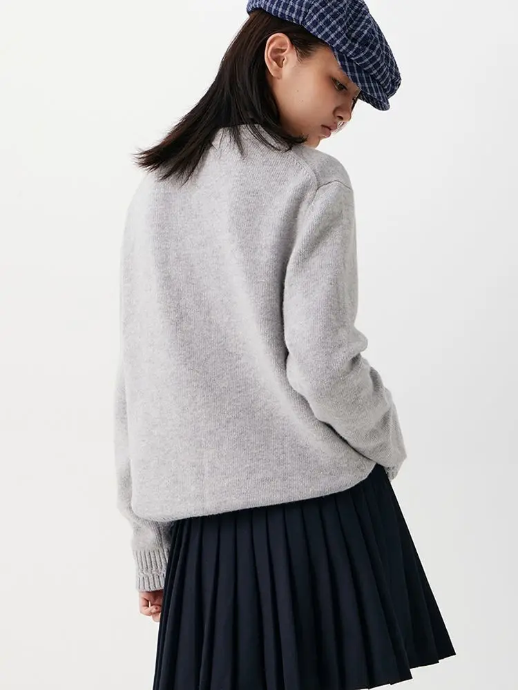 شارع العليا الفاخرة الفرنسية السيدات التطريز الدب بلوفر مغزول سترة للنساء موضة عادية تريكو القمم سحب فام