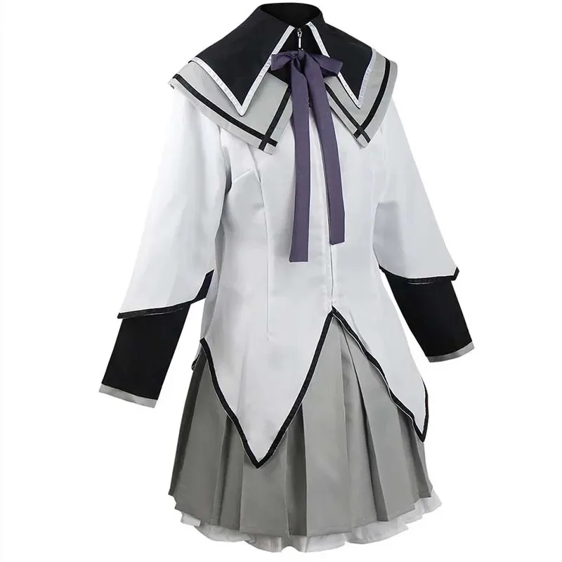 Anime Akemi Homura Cosplay Costume Fighting Uniform Stockings Akemi Homura Outfits