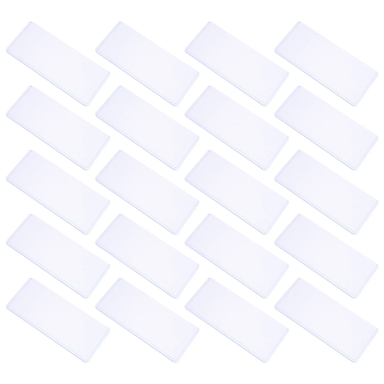 20Pcs Clear Money Holder Waterproof PVC Bill Protector for Banknotes Cards Stamps Invoices Cash Storage Currency Collection