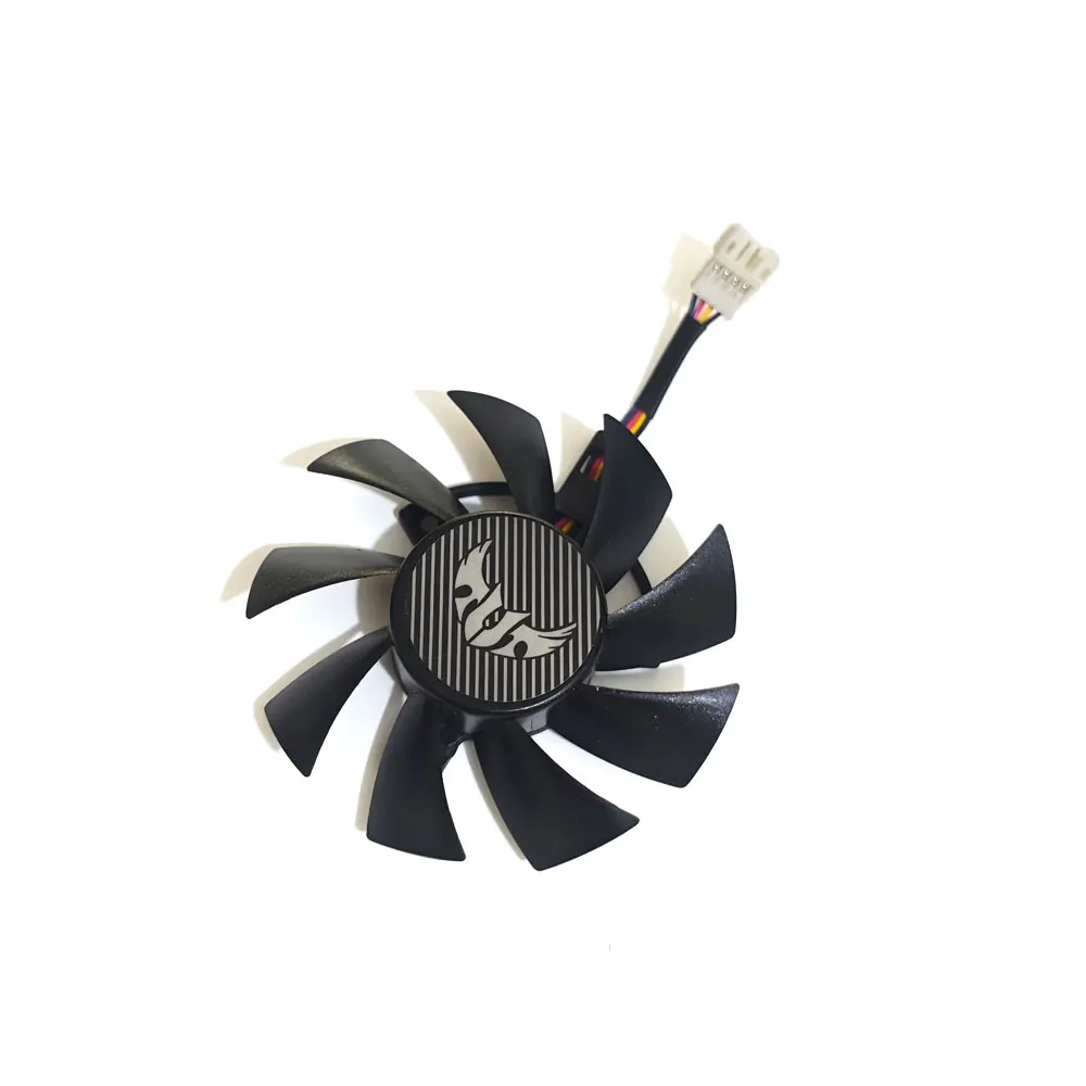 Original 3FAN 75MM 7PIN PLA08015S12HH Video card cooling fan，For ASUS GTX 1660、GTX 1660S、GTX 1660TI TUF、RX 5700、RX 5700XT TUF