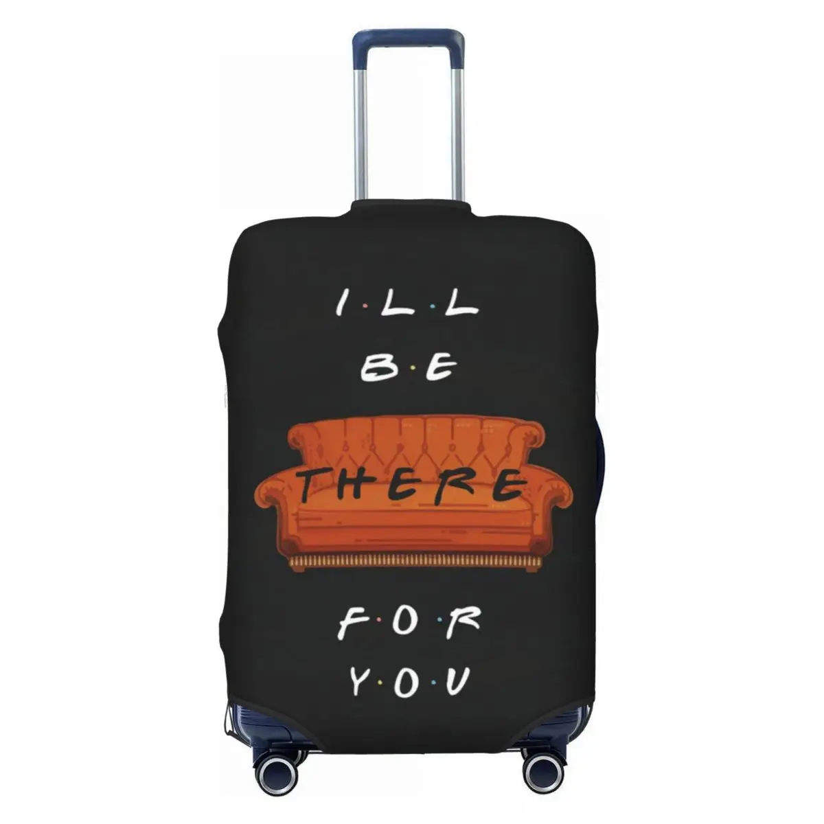 Friends Tv Suitcase Cover I'll Be There For You Vacation Business Useful Luggage Supplies Protection