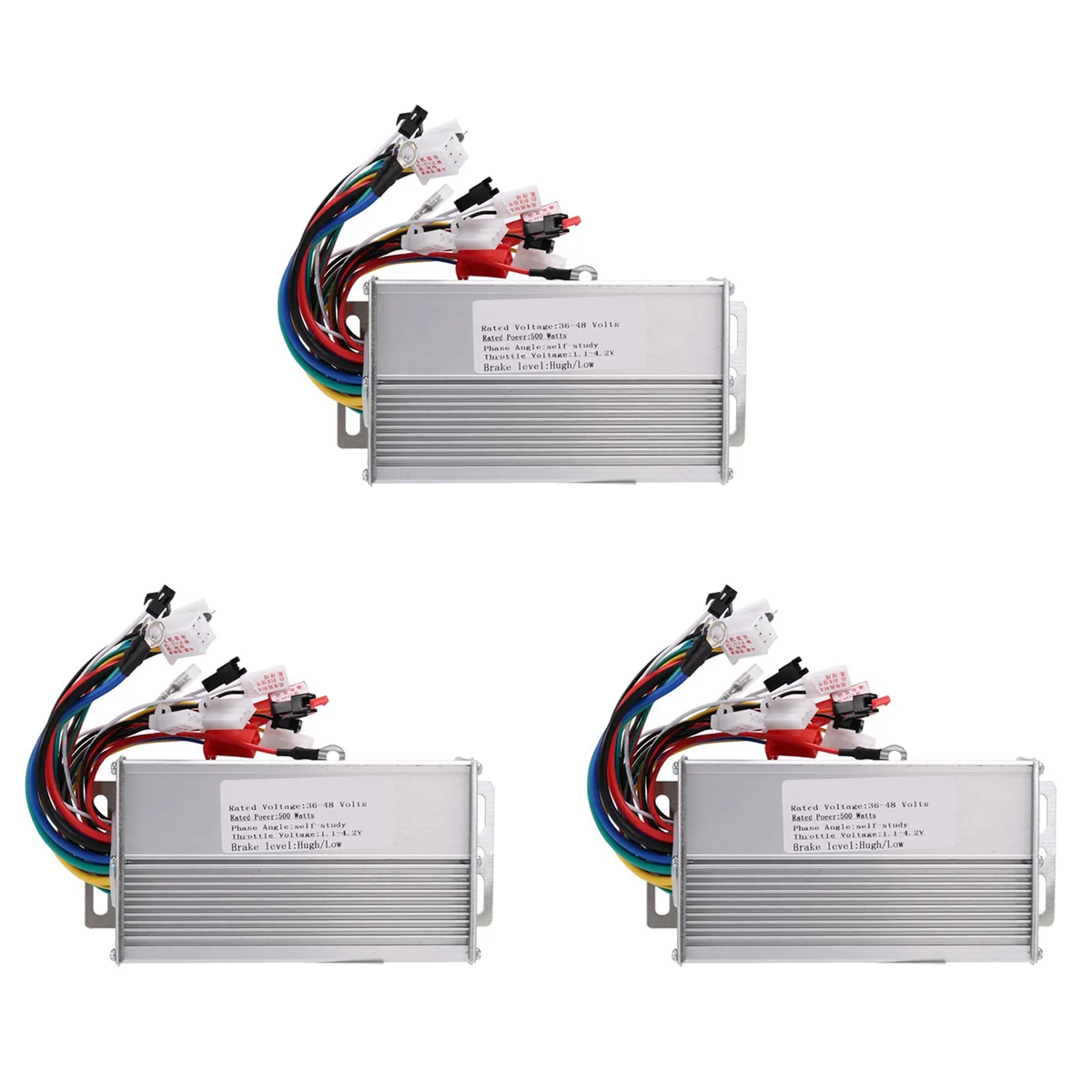 3X EBike Brushless Controller 30A 36V 48V 500W Electric Scooter Blcd Controller for Scooter Bicycle Accessories