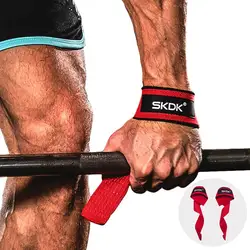 Gym Lifting Straps Deadlift Fitness Gloves Weight Lifting Belt Anti-slip Hand Grips Wrist Straps Support Powerlifting Training