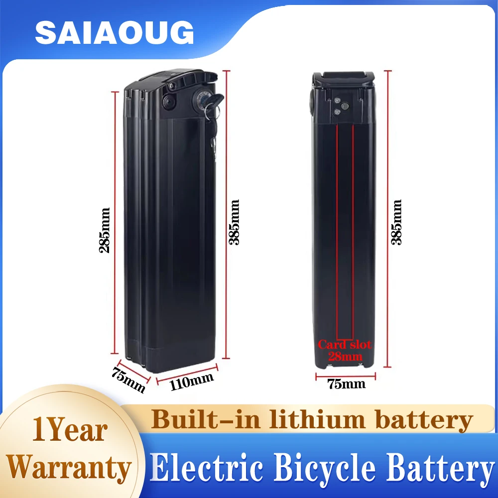 48v Lithium Battery Titanate Frame Fahrrad72 52 36 60  Silver Fish EBike Akku Accu Electric Bicycle 3000w 20 30 40 50ah Batterie