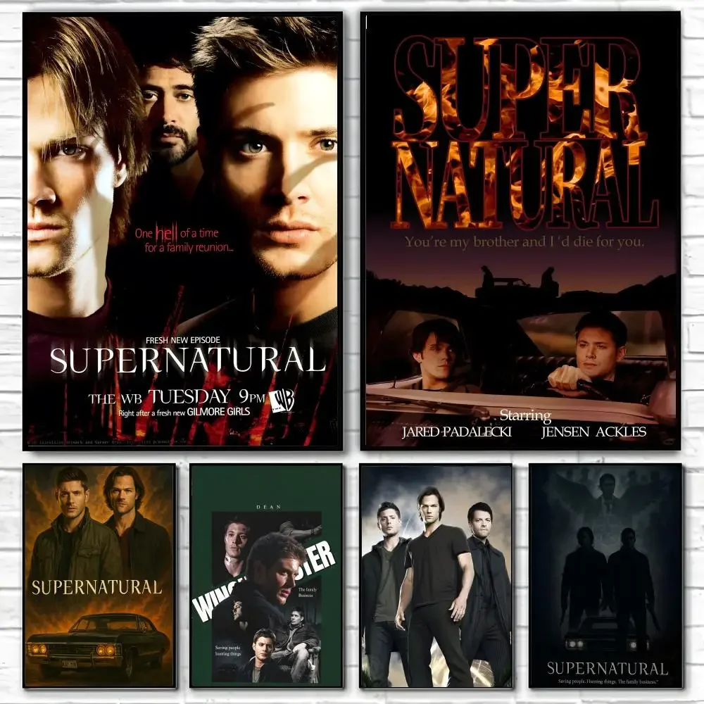 S-Supernatural-Poster. Klassische Poster und Wandkunstdrucke eignen sich für Wohnzimmer, Schlafzimmer und Zuhause.