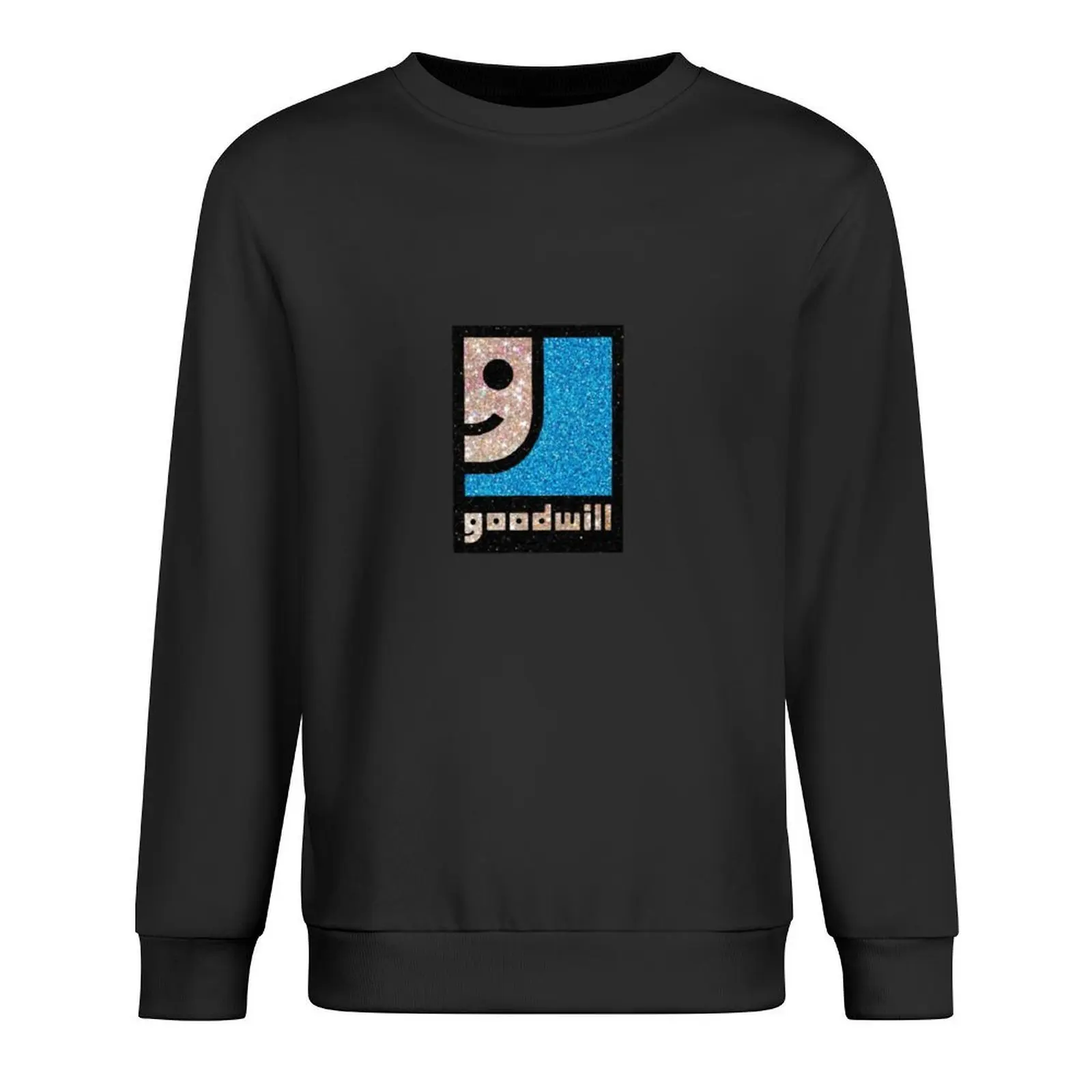 

Glitter Goodwill Logo Pullover autumn jacket men tracksuit korean style clothes men's clothes anime sweatshirt