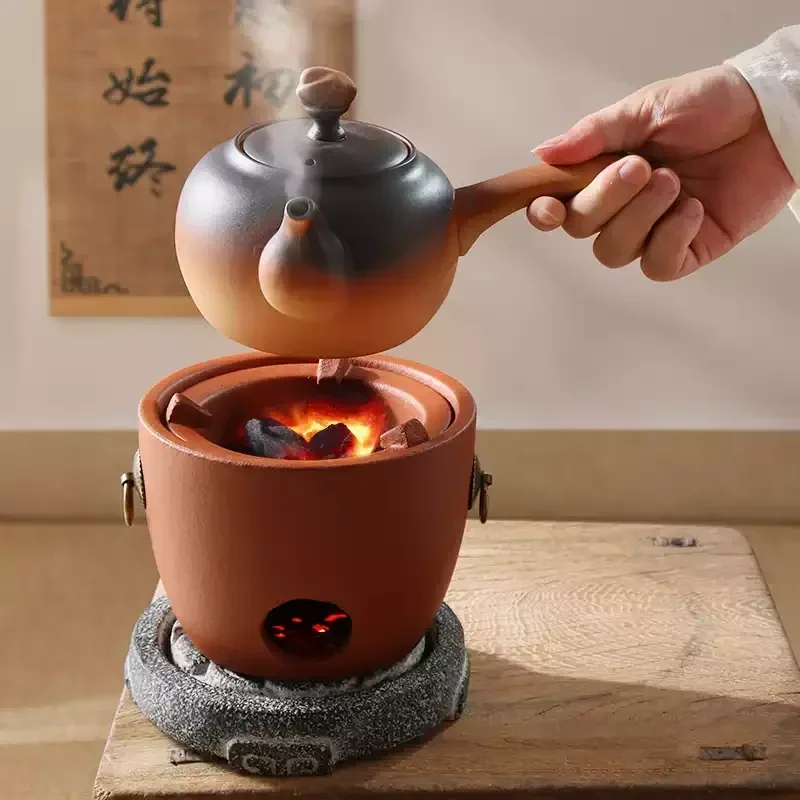 

Charcoal firing alcohol stove Clay oven Teapot warmer Home Portable Charcoal burner charcoal stove Tea pot set Kung Fu Tea Stove