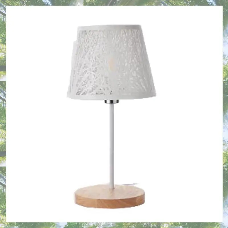 プレミアムテーブルランプ、バレルメタルランプシェードとツリーパターンのベース、テーブルトップペンダントランプウォールランプに適しています
