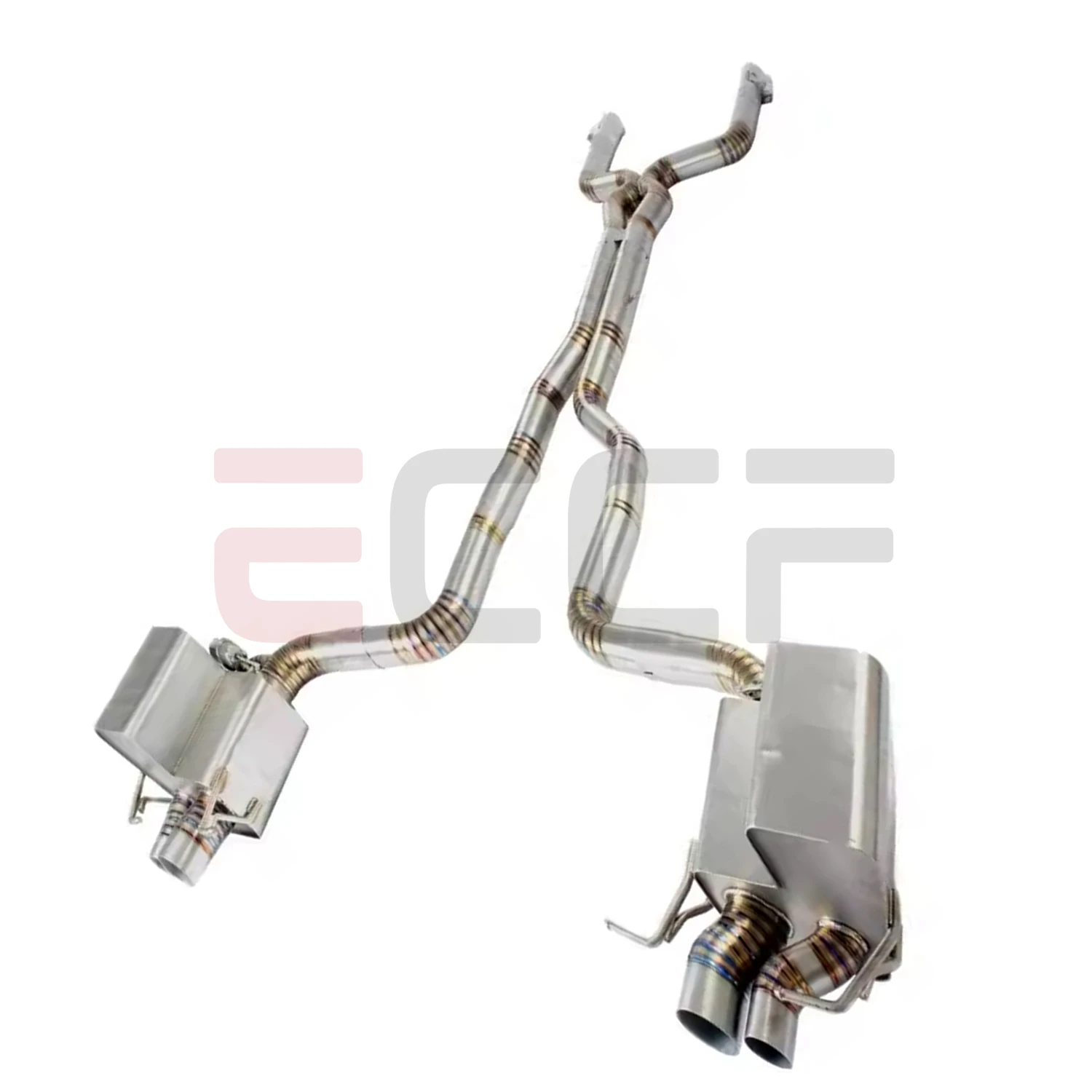 Sporty Aggressive exhaust Sound Titanium Catback exhaust For Mercedes AMG C63 W205 4.0L V8 Plug and Play Performance Upgrade
