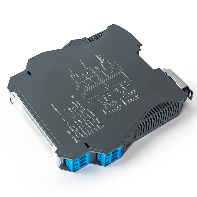Conversor de temperatura BSRK-177 PT100 1 em 1 saída 1 em 2 saídas 2 em 2 saídas tipo K 0-1300 ℃   Transmissor de sinal de temperatura