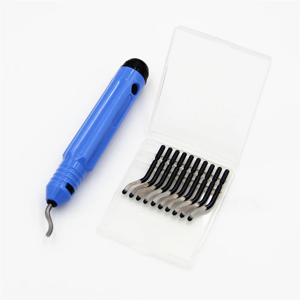 Handheld Burr Trimming Cutter NB1100 Portable Deburring Tool Professional Edge Removing Tools+10pcs BS1010 Replacement Blade