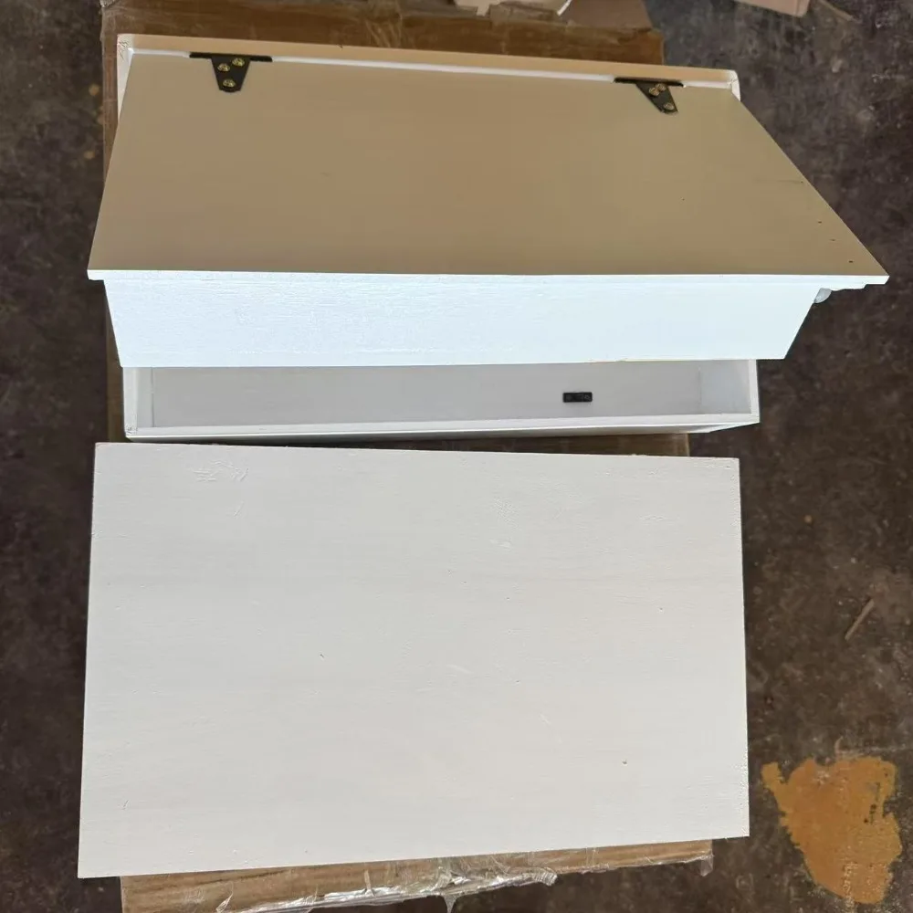 Estante de diseño Magicflap montado en la pared, compartimento secreto multifunción, estante flotante oculto, estantes de pared de madera, decoración del hogar