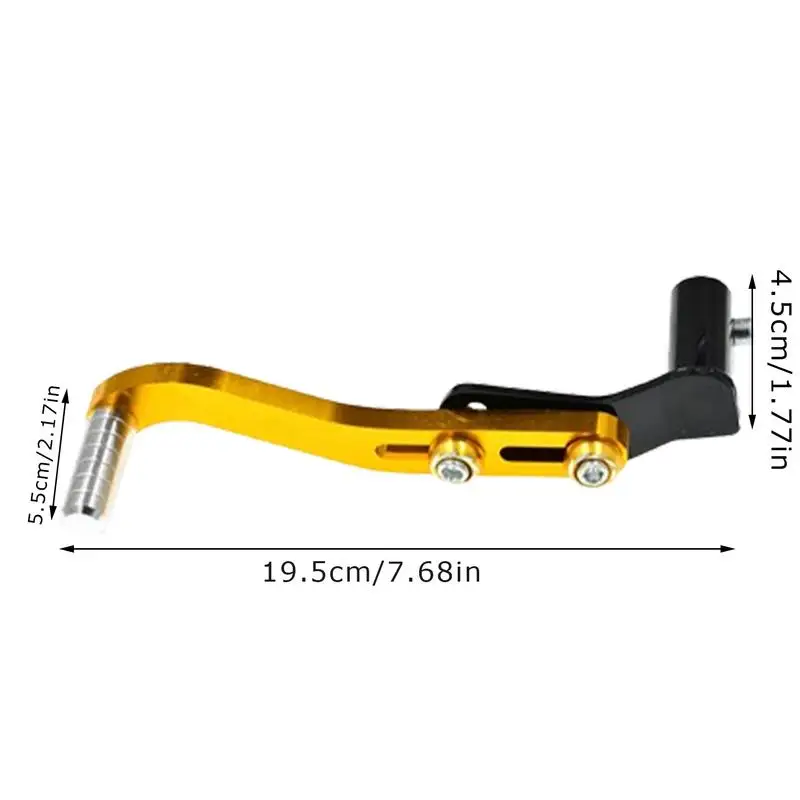 Alavanca de partida para motocicleta, alavanca de mudança de engrenagem, liga de alumínio, modificação de motocicleta off-road, substituição de alavanca de partida