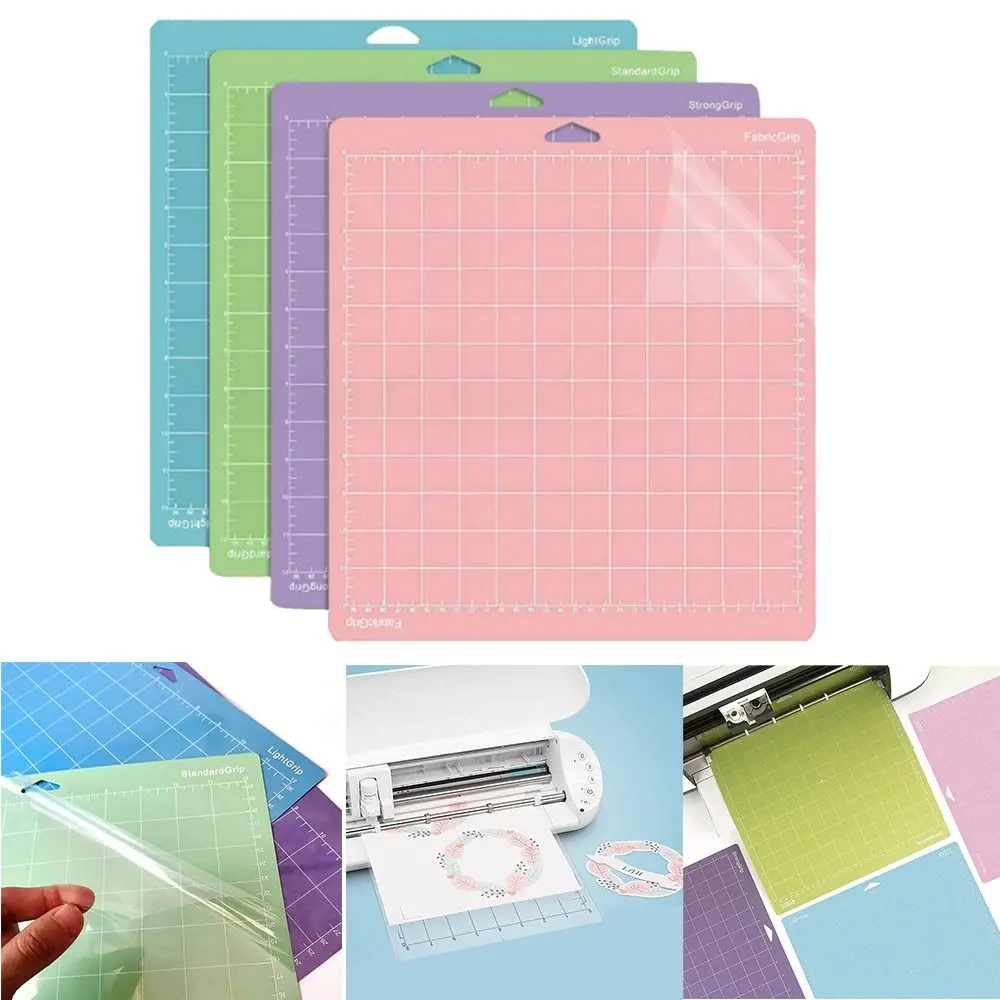 PVC Cutting Mat Thick Card Stock Adhesive Lettering Machine Pads Cameo Silhouette Strong Grip Cutting Pad for Cricut