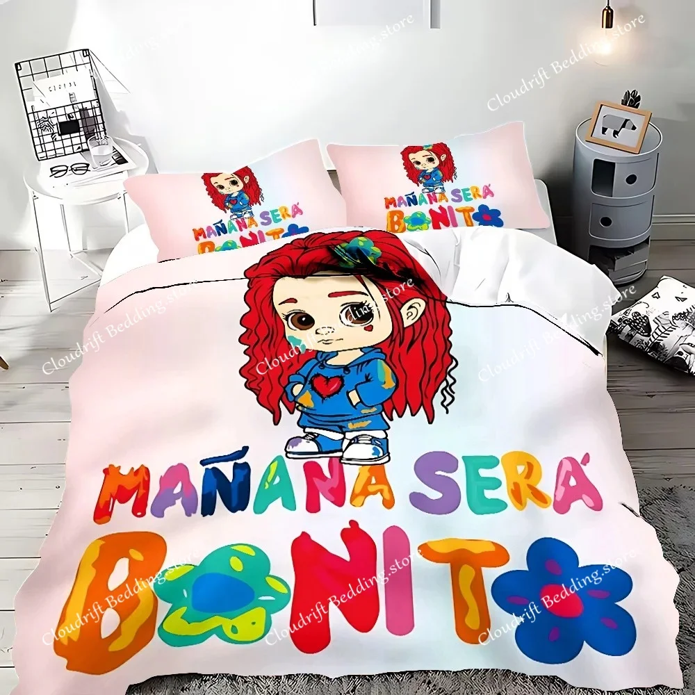 

Fashion Manana Sera Bonito Karol G Duvet And Pillowcase Bedding Set For Adults And Kids Boys And Girls Bedroom Decoration Gifts