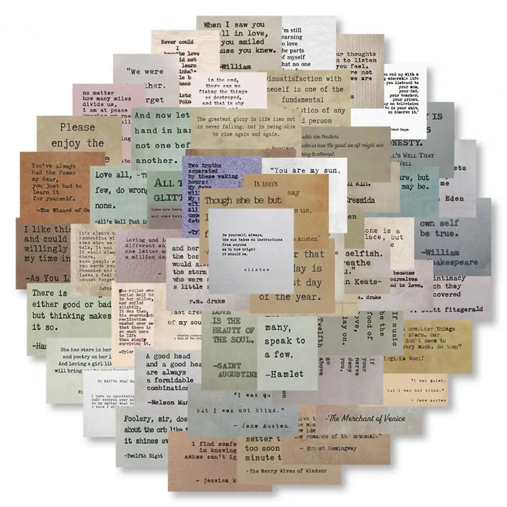 Уникальные Наклейки, Вдохновляющие виниловые наклейки, 60 прочных наклеек для детей и взрослых, водостойкие, легко наносится на ноутбук