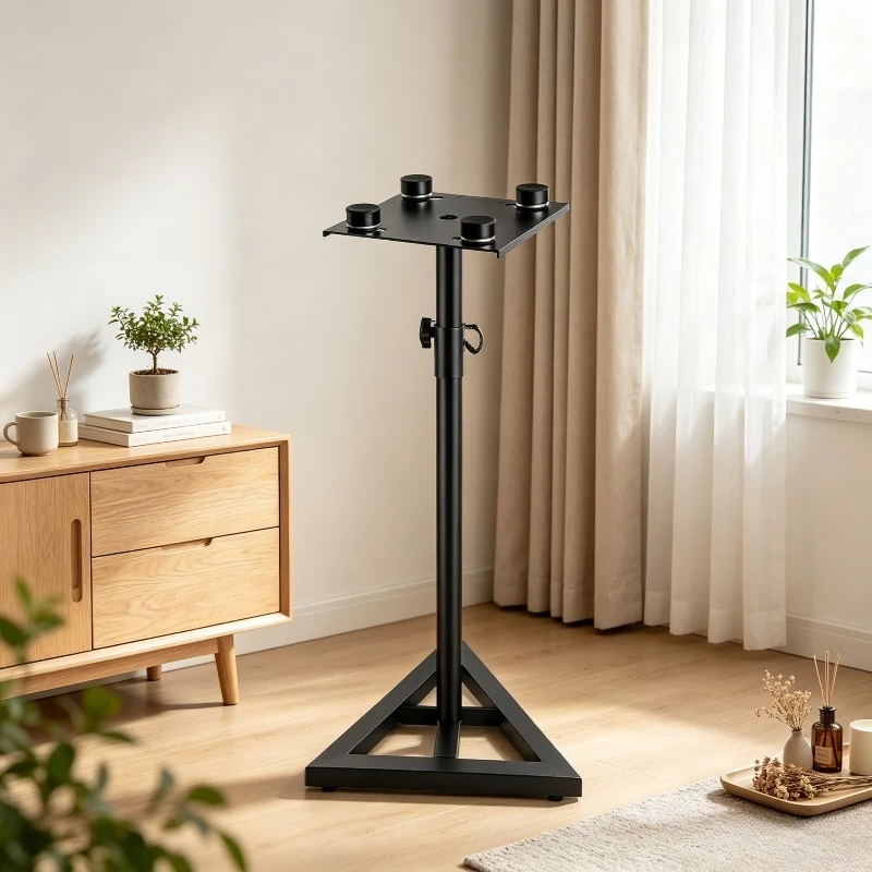 FISO monitor speaker stand TL600 studio lift tripod stand for floor-standing 4-inch, 6-inch, 7-inch, 8-inch audio stands