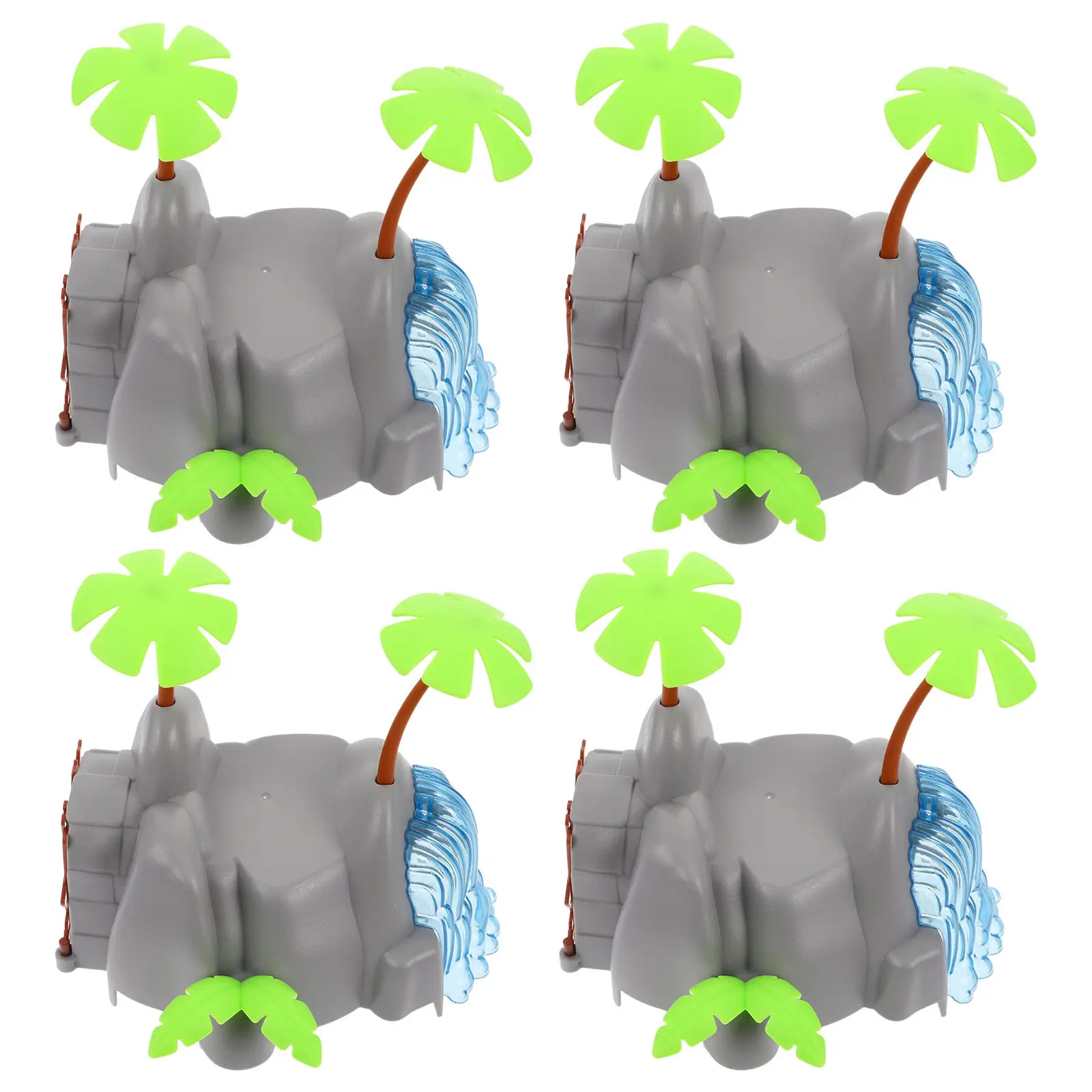 

4Pcs Plastic Train Bridge Pier Track Stable Supports for Railway Scene Layout Kids Train Track Accessories Expansion