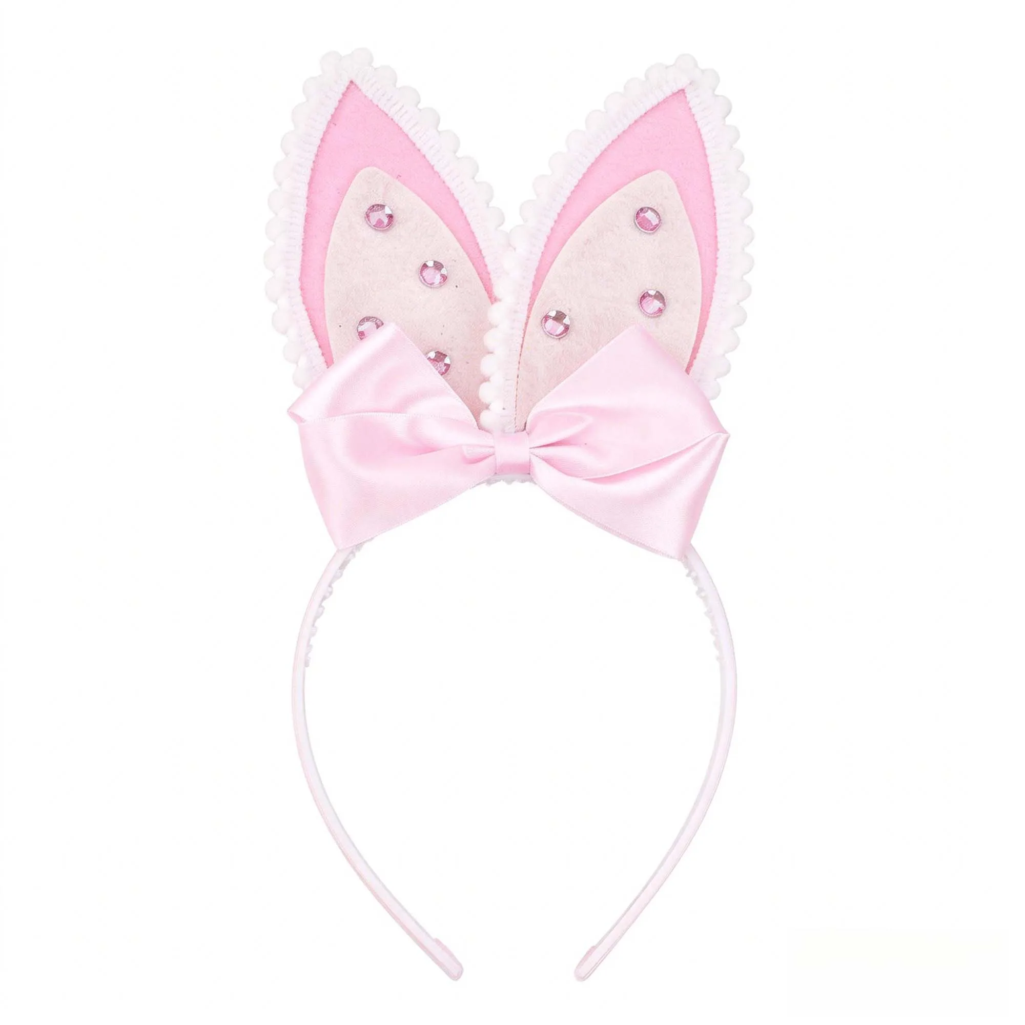 

Cute Bunny Ear Headband for Girls Easter Headpiece Creative Hair Accessories for Cosplay Party Costume