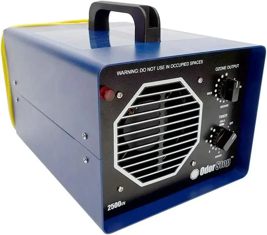 Professional Grade Ozone Generator Ionizer for Areas of 2500 Square Feet+, For Deodorizing and Purifying Medium Size Areas