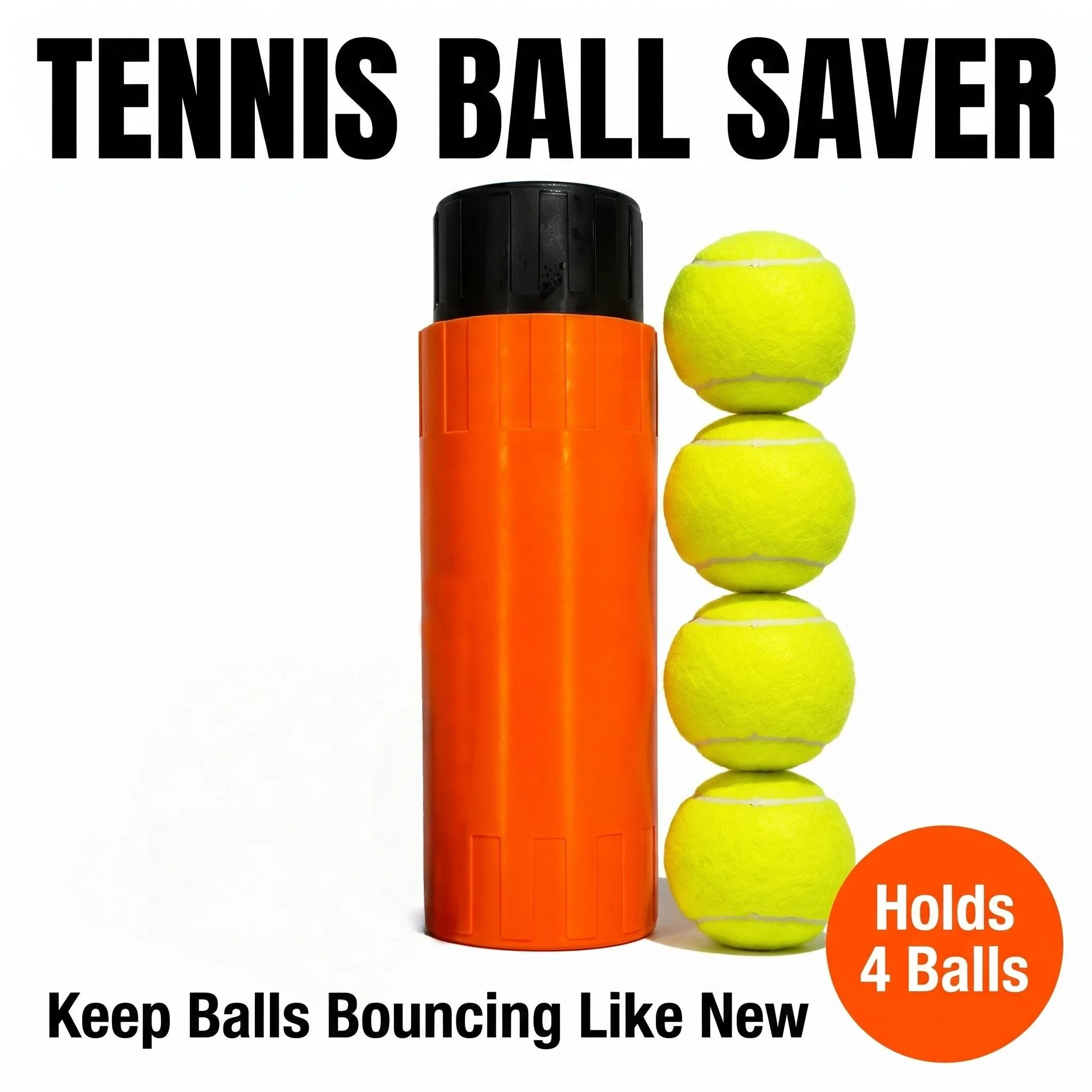 Image of Tragbarer ABS-Tennisball-Druckbehälter Luftdichter Druckaufbewahrungsbehälter zur Erhaltung der Elastizität von Tennis- und Padelbällen