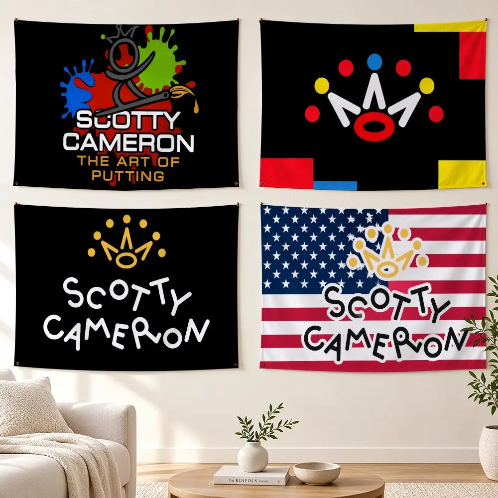 Scotty Cameron Flags Banner For Bedroom Outdoor Living Room Restaurant Bar Wall Decor Party
